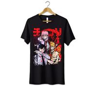 T-Shirt Maglietta Denji Pochita Makima Chainsaw Man Tshirt Uomo Donna Bambino