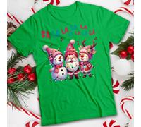 T-shirt maglietta divertente brutta da uomo e donna Christmas Carol...
