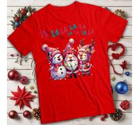T-shirt maglietta divertente brutta da uomo e donna Christmas Carol...