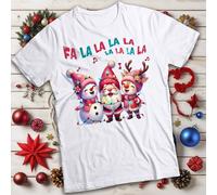 T-shirt maglietta divertente brutta da uomo e donna Christmas Carol...