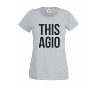 T-shirt Maglietta donna J1487 This Agio Hastag #Disagio
