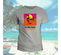 T-Shirt Maglietta Endless Été Ispirato Film Documentario Bruce Brown,