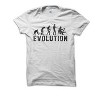 T-Shirt Maglietta Evolution Artista di Strada Street Art Arte Idea Vintage Uomo