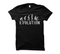 T-Shirt Maglietta Evolution Artista di Strada Street Art Arte Idea Vintage Uomo