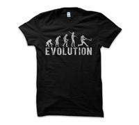 T-Shirt Maglietta Evolution Baseball Sport USA America Gioco Idea Vintage Uomo