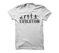T-Shirt Maglietta Evolution Baseball Sport USA America Gioco Idea Vintage Uomo