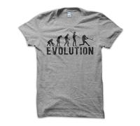 T-Shirt Maglietta Evolution Baseball Sport USA America Gioco Idea Vintage Uomo