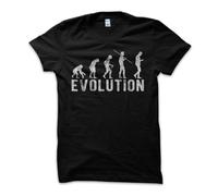 T-Shirt Maglietta Evolution Cellulare Telefonino Social Media Idea Vintage Uomo