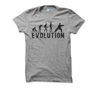 T-Shirt Maglietta Evolution Tai Chi Chuan Arti Marziali Meditazione Vintage Uomo