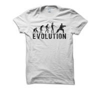 T-Shirt Maglietta Evolution Tai Chi Chuan Arti Marziali Meditazione Vintage Uomo