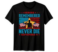 T-Shirt Maglietta Family Heroes Remembered D-Day 1944 Seconda Guerra...