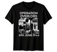 T-Shirt Maglietta Family Operation Overlord 6-Giugno 1944 D-Day Seconda...