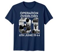 T-Shirt Maglietta Family Operation Overlord 6-Giugno 1944 D-Day Seconda...