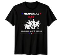T-Shirt Maglietta Family Remember Honor D-Day 1944 Seconda Guerra Mondiale...