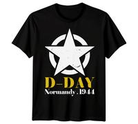 T-Shirt Maglietta Family Star Normandy D-Day 1944 Seconda Guerra Mondiale...