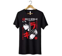 T-Shirt Maglietta Fans Death Note Anime Tshirt Cosplay Uomo Donna Bambino Regalo
