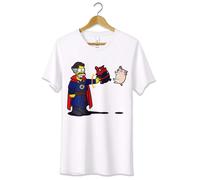 T-Shirt Maglietta Homer Simpson Spider Pork Tshirt Divertente S M L XL XXL