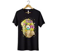 T-Shirt Maglietta Homer Simpson Trip Psichedelico Tshirt Unisex Cotone Regalo
