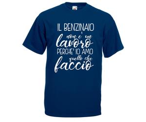 T-shirt Maglietta J2129 Il Benzinaio non è un Lavoro Perché Io Amo Quello che
