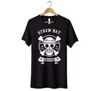 T-Shirt Maglietta Jolly Roger One Piece Bandiera Pirata Mugiwara S M L XL XXL