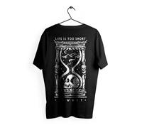 T-Shirt Maglietta Life is too Short Urban Oversize Tshirt Unisex Regalo Moda