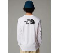 T-shirt maglietta maglia maniche lunghe UOMO The North Face Bianco Easy Cotone