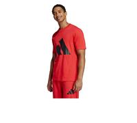 Adidas Essentials Big Logo Short Sleeve T-shirt Rosso S / Regular Uomo