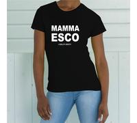 T-SHIRT MAGLIETTA "MAMMA ESCO" i soliti idioti DAI CAZZO MINCHIA GUADDI mtv
