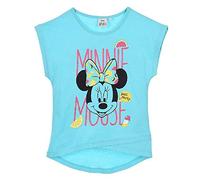 T-SHIRT MAGLIETTA MANICHE CORTE MINNIE MOUSE DISNEY BAMBINA SUN CITY TAGLIE 3/8 ANNI - SE1150TURCHESE