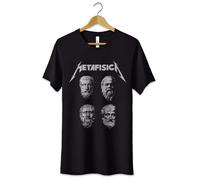 T-Shirt Maglietta Metafisica Parodia Divertente Metallica Tshirt Uomo Donna