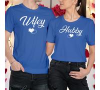 T-shirt maglietta "moglie" e "marito" abbinata coppia idee outfit San...