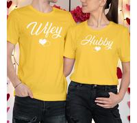 T-shirt maglietta "moglie" e "marito" abbinata coppia idee outfit San...
