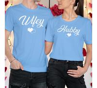 T-shirt maglietta "moglie" e "marito" abbinata coppia idee outfit San...