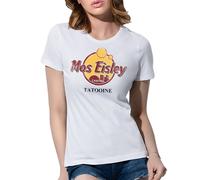 T-Shirt Maglietta Mos Eisley Cantina Ispirata Star Hard Rock Wars Cafè Donna W