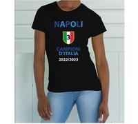 T-SHIRT MAGLIETTA NAPOLI CAMPIONE D'ITALIA 2022/2023 MODELLO UOMO E DONNA
