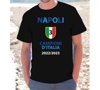 T-SHIRT MAGLIETTA NAPOLI CAMPIONE D'ITALIA 2022/2023 MODELLO UOMO E DONNA