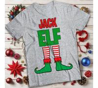 T-shirt maglietta natalizia elfo uomo e donna divertente brutta...