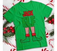 T-shirt maglietta natalizia elfo uomo e donna divertente brutta...