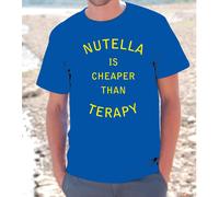 T-SHIRT MAGLIETTA NUTELLA is cheaper frase divertente dolci terapy funny regalo