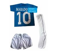 t-shirt maglietta pantaloncini o calzettoni maradona maglia napoli buitoni