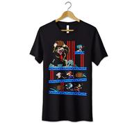 T-Shirt Maglietta Parodia Dragon Ball Super Mario Tshirt Uomo Donna Bambino