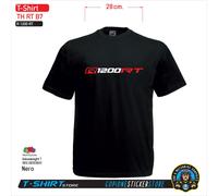 T-SHIRT Maglietta Personalizzata BMW R 1200 RT moto style nera TH RT B7