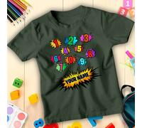 T-Shirt Maglietta Personalizzata Giornata Mondiale del Libro Idee Fumetti...