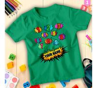 T-Shirt Maglietta Personalizzata Giornata Mondiale del Libro Idee Fumetti...