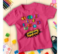 T-Shirt Maglietta Personalizzata Giornata Mondiale del Libro Idee Fumetti...