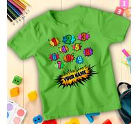 T-Shirt Maglietta Personalizzata Giornata Mondiale del Libro Idee Fumetti...