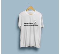 T-shirt Maglietta Personalizzata "La vita è breve sorridi finchè hai i denti"