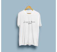 T-shirt Maglietta Personalizzata "Lo faccio domani... forse"