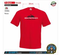 T-SHIRT Maglietta Personalizzata Moto Ducati Multistrada Pikes Peak - THV