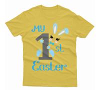 T-shirt maglietta personalizzata My First Easter Cute Bunny Family Matching...